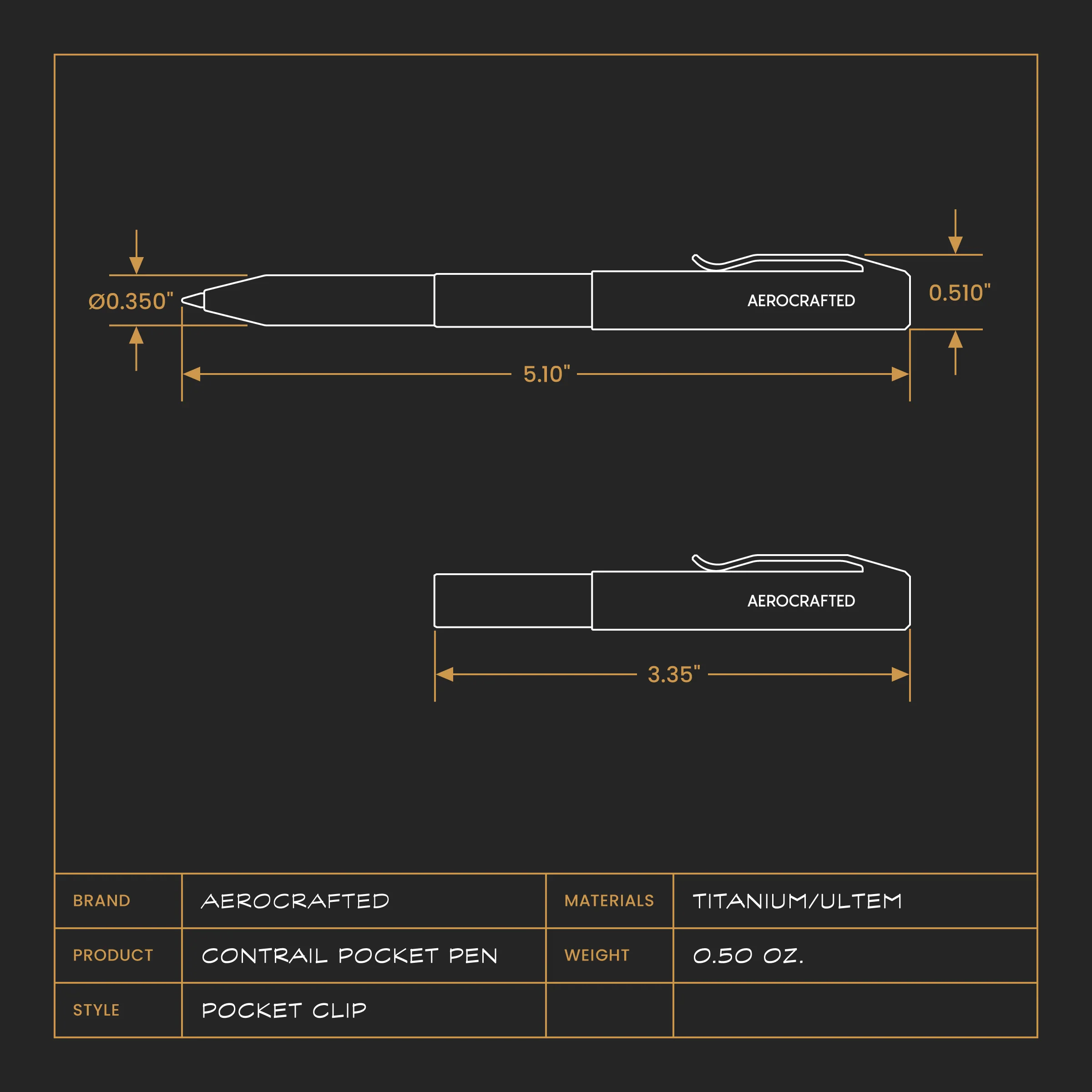 Contrail Pocket Pen - Image 4